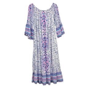 Lily Pulitzer Abigail Off Shoulder Midi Dress Size Small